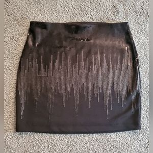 Express sequin mini skirt sz M